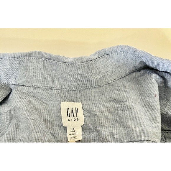 LOT Gap Boys 2 Long Sleeve Button Down Shirts 1 Cardigan - Picture 7 of 12